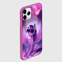 Чехол iPhone 11 Pro матовый Твайлайт Спаркл, цвет: 3D-фиолетовый — фото 2