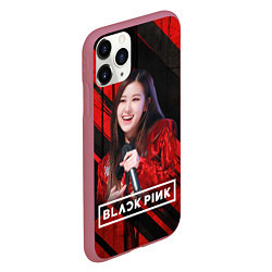 Чехол iPhone 11 Pro матовый Rose Blackpink, цвет: 3D-малиновый — фото 2