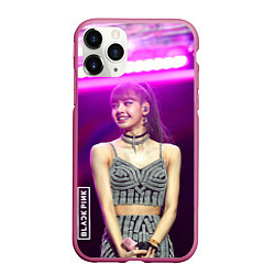 Чехол iPhone 11 Pro матовый Blackpink Lisa awarded, цвет: 3D-малиновый