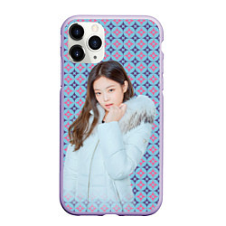 Чехол iPhone 11 Pro матовый Blackpink Jennie Kim Blackpink winter style