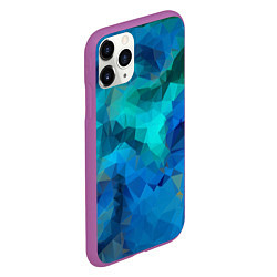 Чехол iPhone 11 Pro матовый Blue fantasy, цвет: 3D-фиолетовый — фото 2