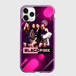 Чехол iPhone 11 Pro матовый Kpop Blackpink, цвет: 3D-фиолетовый