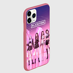 Чехол iPhone 11 Pro матовый Блэкпинк на сцене, цвет: 3D-малиновый — фото 2