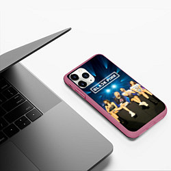 Чехол iPhone 11 Pro матовый Blackpink kpop girls, цвет: 3D-малиновый — фото 2