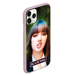 Чехол iPhone 11 Pro матовый Blackpink Lisa, цвет: 3D-розовый — фото 2