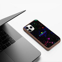 Чехол iPhone 11 Pro матовый Сочный cs go, цвет: 3D-коричневый — фото 2