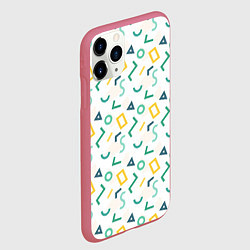 Чехол iPhone 11 Pro матовый Figurines, цвет: 3D-малиновый — фото 2