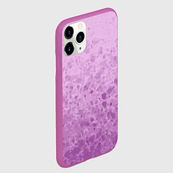 Чехол iPhone 11 Pro матовый Абстракция светло-сиреневый, цвет: 3D-фиолетовый — фото 2