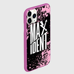 Чехол iPhone 11 Pro матовый Stray kids - pink maxident, цвет: 3D-фиолетовый — фото 2