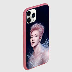Чехол iPhone 11 Pro матовый Кай во льду, цвет: 3D-малиновый — фото 2