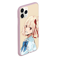 Чехол iPhone 11 Pro матовый Chisato Nishikigi - Lycoris Recoil, цвет: 3D-розовый — фото 2