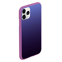 Чехол iPhone 11 Pro матовый Градиент фиолетовый, цвет: 3D-фиолетовый — фото 2