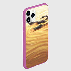 Чехол iPhone 11 Pro матовый Жало скорпиона, цвет: 3D-фиолетовый — фото 2