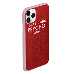 Чехол iPhone 11 Pro матовый Asking Alexandria Psycho, цвет: 3D-розовый — фото 2