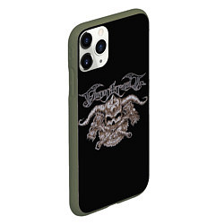 Чехол iPhone 11 Pro матовый Finntroll, цвет: 3D-темно-зеленый — фото 2