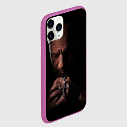 Чехол iPhone 11 Pro матовый Вин - форсаж, цвет: 3D-фиолетовый — фото 2