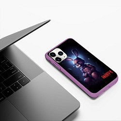 Чехол iPhone 11 Pro матовый Бонни Фнаф, цвет: 3D-фиолетовый — фото 2