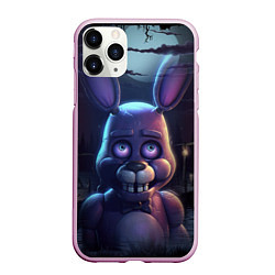 Чехол iPhone 11 Pro матовый Bonnie FNAF, цвет: 3D-розовый