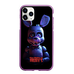 Чехол iPhone 11 Pro матовый Злой Бонни, цвет: 3D-фиолетовый