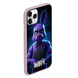 Чехол iPhone 11 Pro матовый Five Nights at Freddys Bonnie, цвет: 3D-розовый — фото 2