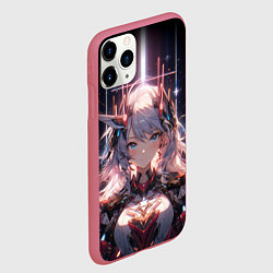 Чехол iPhone 11 Pro матовый Киана Каслана - Honkai impact, цвет: 3D-малиновый — фото 2