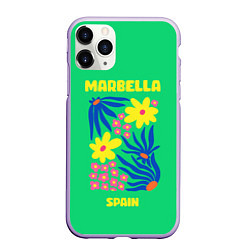 Чехол iPhone 11 Pro матовый Марбелья - Испания
