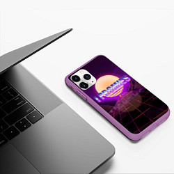 Чехол iPhone 11 Pro матовый Я Обещаю, цвет: 3D-фиолетовый — фото 2