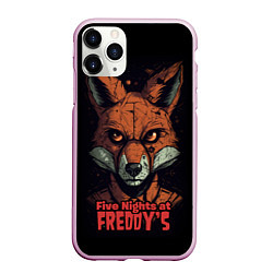 Чехол iPhone 11 Pro матовый Five Nights at Freddys Mangle, цвет: 3D-розовый