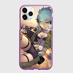 Чехол iPhone 11 Pro матовый Sword Art Online Сино Асада