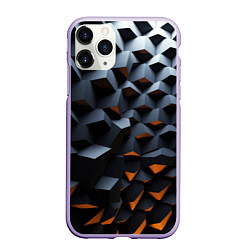 Чехол iPhone 11 Pro матовый Объемные углы, цвет: 3D-светло-сиреневый