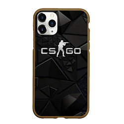 Чехол iPhone 11 Pro матовый CSGO silver black