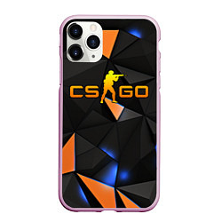 Чехол iPhone 11 Pro матовый CSGO orange style