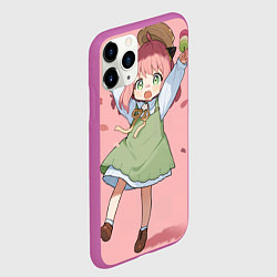 Чехол iPhone 11 Pro матовый Семья Шпиона Аня Форджер, цвет: 3D-фиолетовый — фото 2
