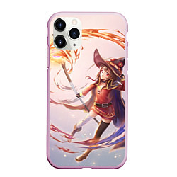 Чехол iPhone 11 Pro матовый Коносуба Мэгумин, цвет: 3D-розовый