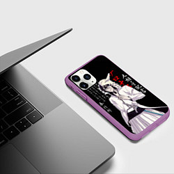 Чехол iPhone 11 Pro матовый Улькиорра сиффер - Блич, цвет: 3D-фиолетовый — фото 2
