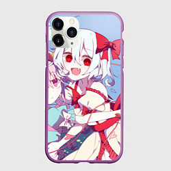 Чехол iPhone 11 Pro матовый Touhou Project Ремилия Скарлет и Сатори Комейдзи