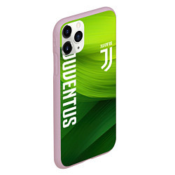 Чехол iPhone 11 Pro матовый Ювентус лого на зеленом фоне, цвет: 3D-розовый — фото 2