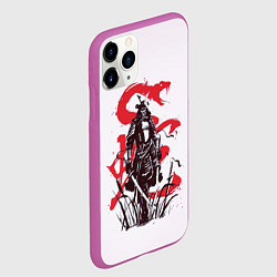Чехол iPhone 11 Pro матовый Древний воин, цвет: 3D-фиолетовый — фото 2