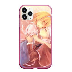 Чехол iPhone 11 Pro матовый Touhou Project Алиса Маргатройд Синки