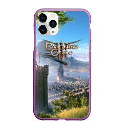 Чехол iPhone 11 Pro матовый Врата Балдура - Baldurs Gate 3, цвет: 3D-фиолетовый