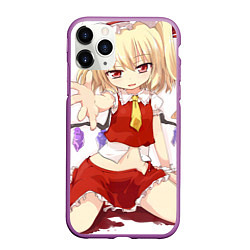 Чехол iPhone 11 Pro матовый Touhou Project Flandre Скарлет Cute, цвет: 3D-фиолетовый