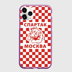 Чехол iPhone 11 Pro матовый Боевой кабан, цвет: 3D-фиолетовый