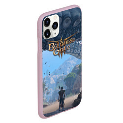 Чехол iPhone 11 Pro матовый Вымершая деревня, цвет: 3D-розовый — фото 2