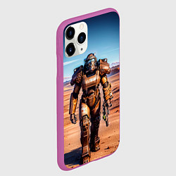 Чехол iPhone 11 Pro матовый Fallout power, цвет: 3D-фиолетовый — фото 2