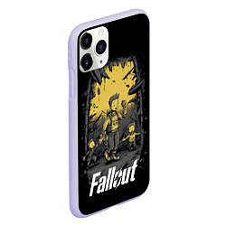 Чехол iPhone 11 Pro матовый Fallout boys, цвет: 3D-светло-сиреневый — фото 2
