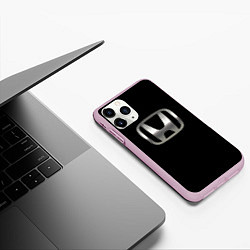 Чехол iPhone 11 Pro матовый Honda sport auto, цвет: 3D-розовый — фото 2