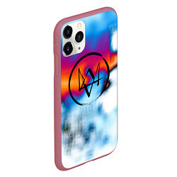 Чехол iPhone 11 Pro матовый Watch Dogs game, цвет: 3D-малиновый — фото 2