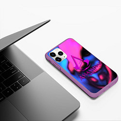 Чехол iPhone 11 Pro матовый Кредо убийцы, цвет: 3D-фиолетовый — фото 2