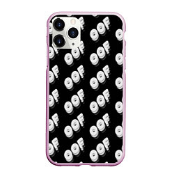 Чехол iPhone 11 Pro матовый Off выключение, цвет: 3D-розовый