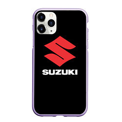 Чехол iPhone 11 Pro матовый Suzuki sport brend, цвет: 3D-светло-сиреневый